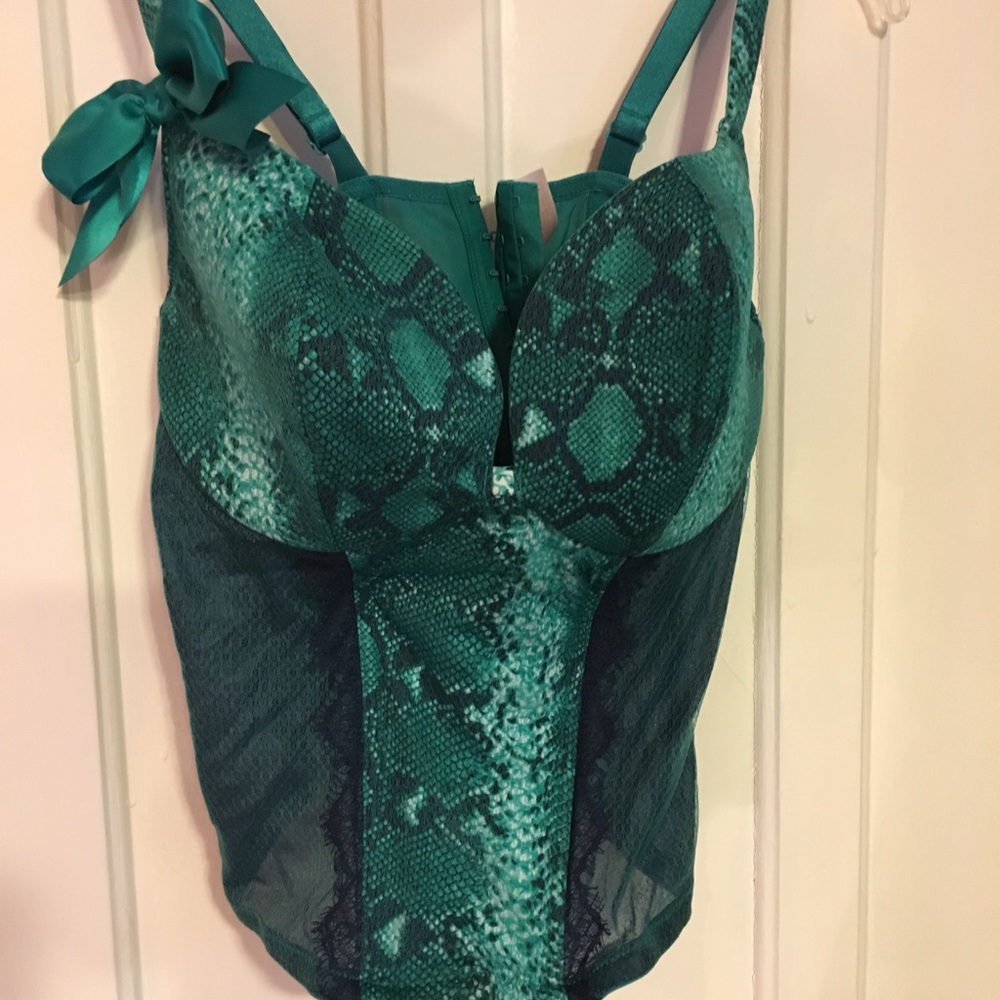 Cacique Green/ Blue Bustier